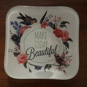 Source Unknown Floral Decorative Plate